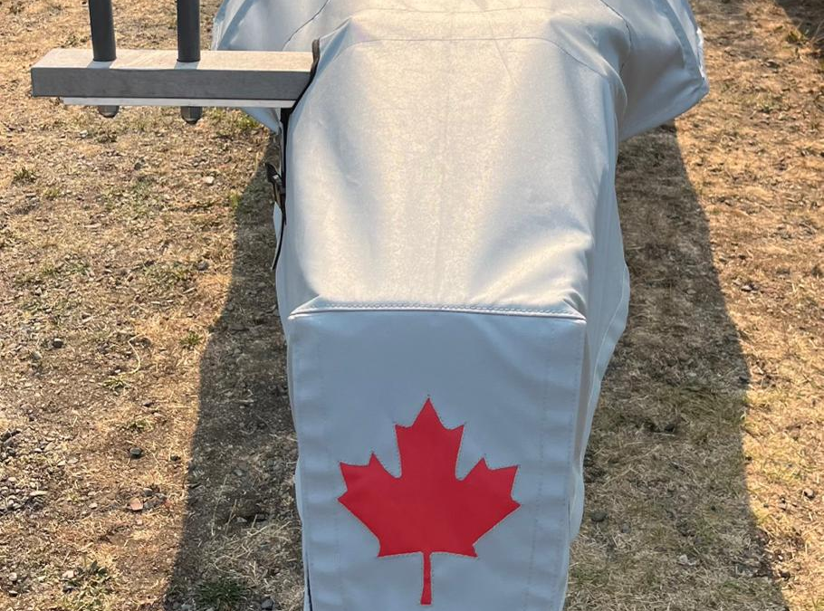 Our new custom boat cover!